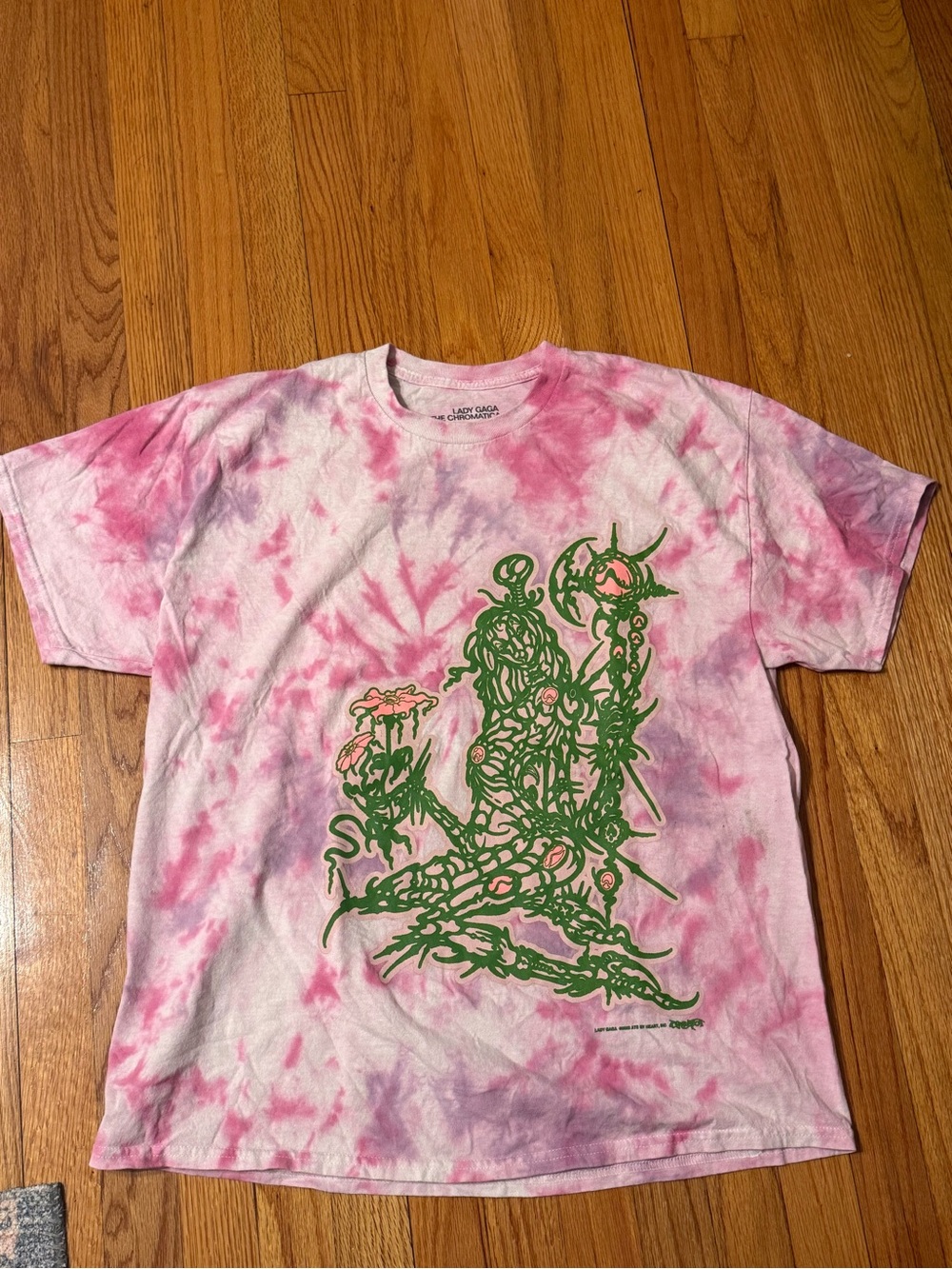 Lady Gaga Chromatica
Ball Concert Tee Pink
Tie Dye Shirt 2022
Official Merch